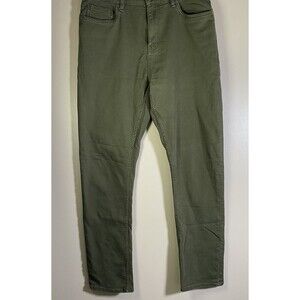 The Perfect Jean NYC Denkhaki Jeans Men's 35x34 Green Slim Thick Stretch